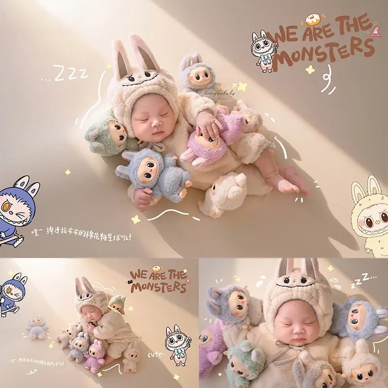 Labubu Theme Set - Newborn Photography Props - Image 2